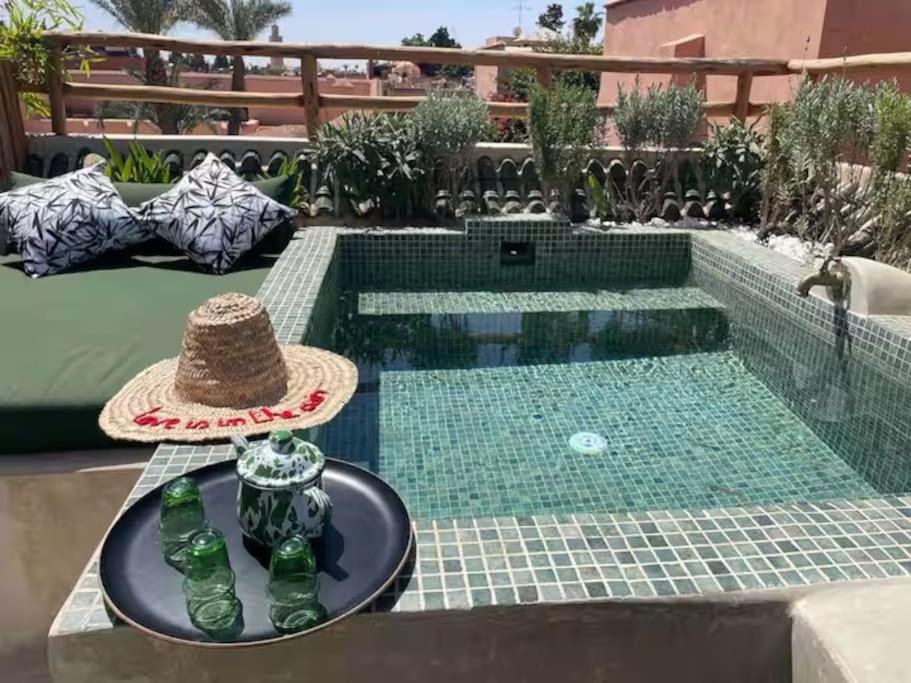 Riad Ptit Kech, Bassin Terrasse - Petits Dejeuners Marrakesh Exterior foto