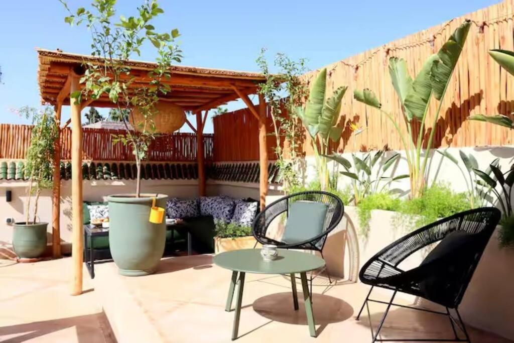 Riad Ptit Kech, Bassin Terrasse - Petits Dejeuners Marrakesh Exterior foto