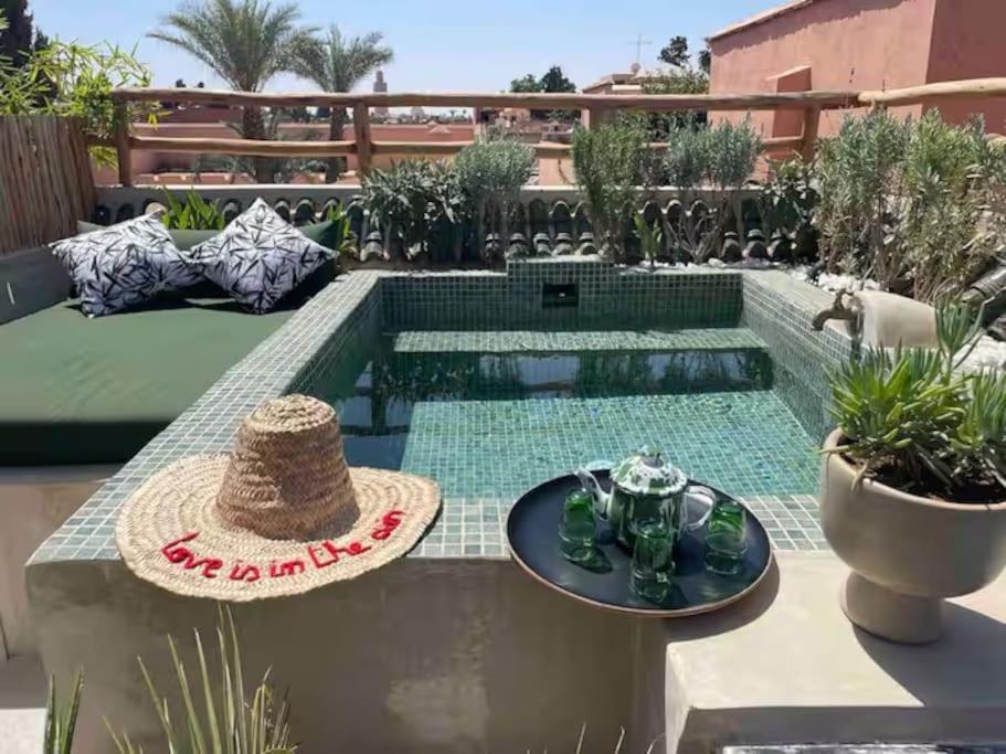 Riad Ptit Kech, Bassin Terrasse - Petits Dejeuners Marrakesh Exterior foto